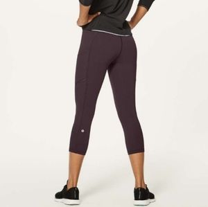 (SOLD) 🍋Speed Up Crop 21" Leggings - Sz 4